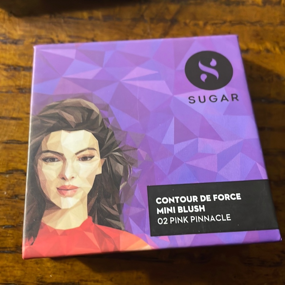 Nib Sugar contour de force mini blush. 02 pink pinnacle